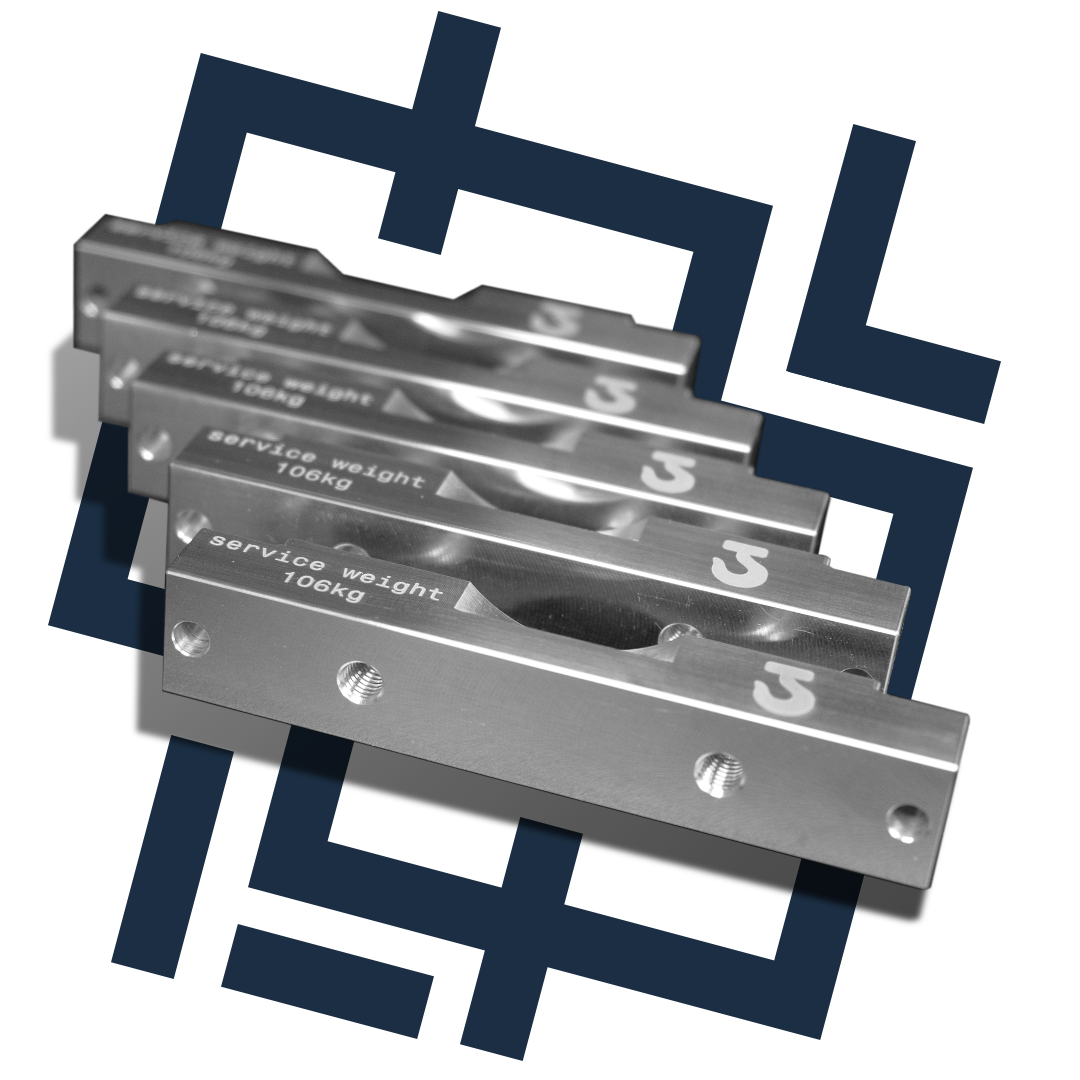 ein graviertes Bauteil